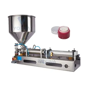 Petite machine de remplissage de pâte liquide à tête unique semi-automatique de haute qualité