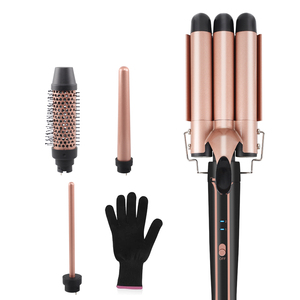 Outils de coiffure, fer à friser à baril extra long réglable, 1,75 pouces, 2 pouces, 3 barils, fer à friser 5 en 1 - Product Image 5