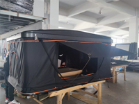 Tente de toit rigide pliable quatre saisons portable pour 2 personnes, modèle pop-up carré pour pick-up 4x4, marque privée OEM