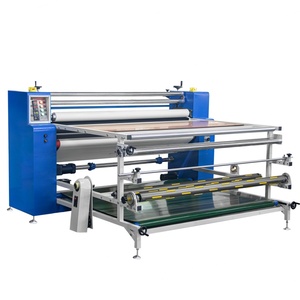 Máquina de sublimación de calor semiautomática mecánica nueva de 200 mm para telas de poliéster con tambor - Product Image 4