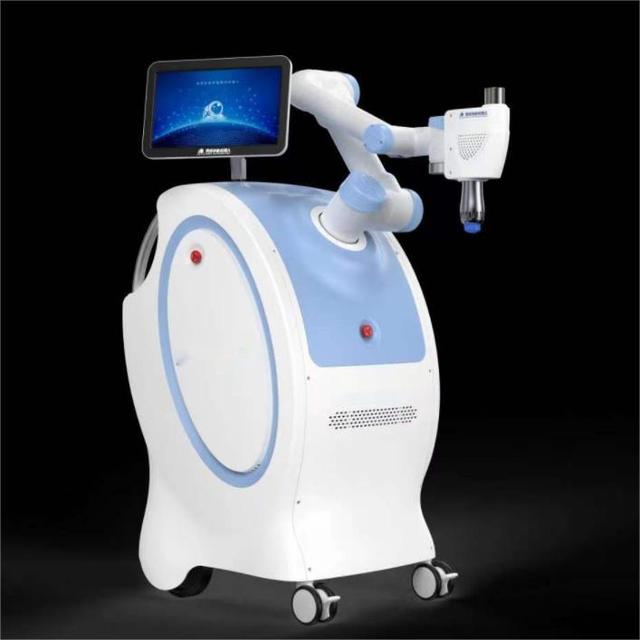 Voice Control System Speed and Strength Adjustable AI Technology Dot Wave Pain Therapy Robot Massage Robot