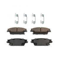 Système de freinage automobile, plaquettes de frein en céramique résistantes aux hautes températures, sans bruit, D1020 980447758 pour Cadillac