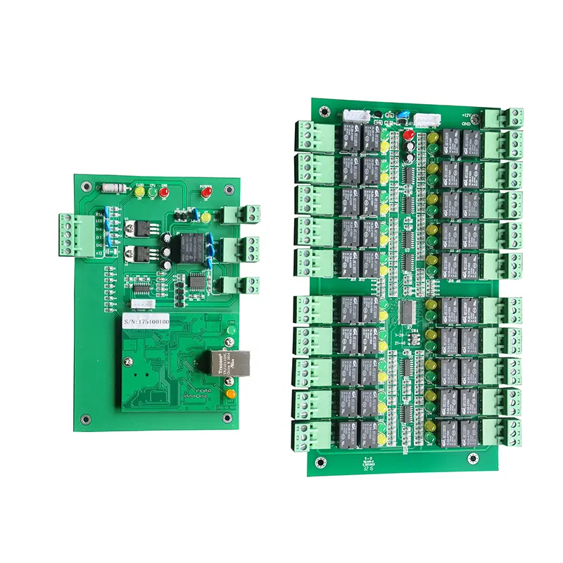 Pengontrol angkat 20 lantai, dengan pegand Rfid pembaca kartu Relay sinyal Lift Panel kontrol akses