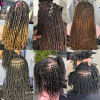 Cabello Humano Ondulado Profundo para Trenzas Boho, Cabello a Granel Ondulado y Mojado, Cabello Humano a Granel para Trenzar, Color Personalizado
