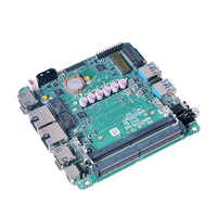 Carte mère NUC avec processeur AMD RYZEN7 8845HS intégré, double HD2.0 + double Type C, quatre sorties d'affichage, 2 DDR5 SO DIMM, mini carte mère PC