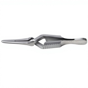 Pinces chirurgicales droites atraumatiques en acier inoxydable de 3,5 pouces, instrument chirurgical manuel de précision pour tissus, chirurgie générale, certifiées CE - Product Image 1