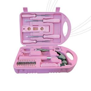 Set di 70 utensili manuali rosa a basso prezzo per la casa, strumenti fai-<span class=keywords><strong>da</strong></span>-te, regalo per la festa della donna - Product Image 4
