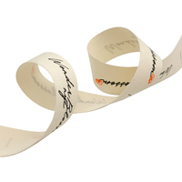 Étiquettes de Vêtement et Chapeau Personnalisées en Coton Tissé, Impression par Sérigraphie, Écologiques et Recyclables