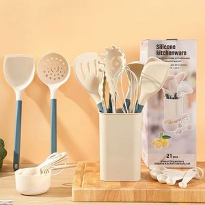 New <b>Gadgets</b> 2025 <b>Kitchen</b> Silicone Spoons Utensils Set for Cooking 21 Pcs Measuring Spoon Utensils <b>Kitchen</b> Set - Product Image 3