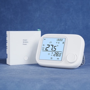 <span class=keywords><strong>Thermostat</strong></span> intelligent Wi-Fi haute précision, télécommande, homologué CE, design haut de gamme, nouveau design, thermostats fiables - Product Image 1