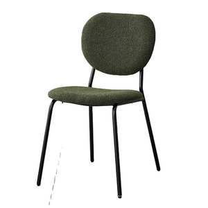 Wholesale Cream White Living Room Backchair Milk Tea Shop Cafe Velvet Home <b>Restaurant</b> Dining <b>Chair</b> - Product Image 2