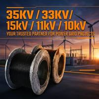 6kV 11kV 15kV 33kV 35kV Mittelspannungskabel MV 3x50 70 95 120 150 185 240mm Kupfer/XLPE/PVC/STA/PVC Direktverlegbares Stromkabel