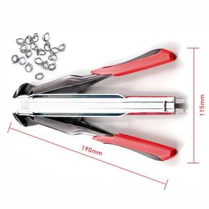 Offre Spéciale pince à anneau de porc clôture en treillis métallique installation de cage d'animal de poulet étau pince d'arrimage avec anneau en C - Product Image 1