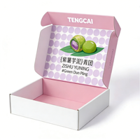 Boîte d'emballage en papier personnalisée avec logo, impression en relief de qualité alimentaire, pliable, pour gâteaux, biscuits, pain, macarons, sushis, aliments pour bébés