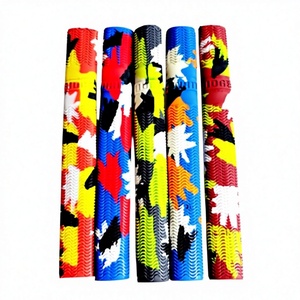 Cinta de agarre de goma para bate de críquet, agarre extra, acanalada, camuflaje, para deportes, proveedor mayorista de fábrica, LOGO personalizado 2026 - Product Image 1