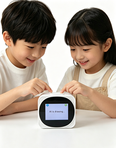 Giocattolo Interattivo AI Multifunzionale con Stampa e Disegno, Stampante Portatile in Plastica per Bambini, <span class=keywords><strong>Mini</strong></span> Aiuto Scolastico Tascabile - Product Image 6