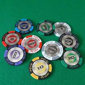 Chip de casino de alta calidad y buen precio, fichas de póquer de Texas, fichas de arcilla para entretenimiento de casino