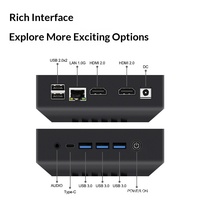 Mini Ordenador Core N5100, Host 5095 Transfronterizo NUC, RAM DDR4, Bajo Consumo de Energía, Portátil para el Hogar y la Oficina, Red 4K, Negocios