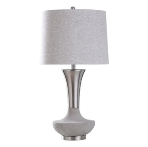 Gray Color Base Big Size <b>Desk</b> Lamp <b>with</b> Cone Shape for Hotel Home Decor - Product Image 3