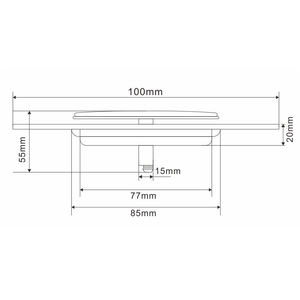 OFFRE SPÉCIALE banheiro quadrado piso dreno clique clac chao dreno bom preco par banheiro e chuveiro desague par piso rose - Product Image 6