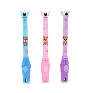 चिड़ियाघर पशु थीम जेल पेन 0.5 मिमी चिकनी लेखन कुत्ते के लिए - Product Image 3