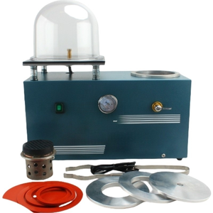 Machine de moulage sous vide Yunqingtech 4L portable pour bijoux, or et jade avec cloche en verre - Product Image 4