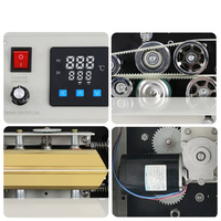 Machine de scellage semi-automatique Fr-550, mode de chauffage réglable, emballage de boissons, électrique 220v, portable
