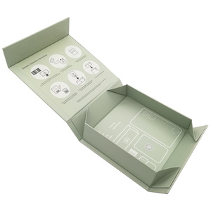 Des Boîtes Avec Ruban <span class=keywords><strong>Copine</strong></span> Et Enfants Recyclé à Chaud Logo Personnalisé Pliant Boîte-Cadeau En Papier Pour Vêtements - Product Image 5