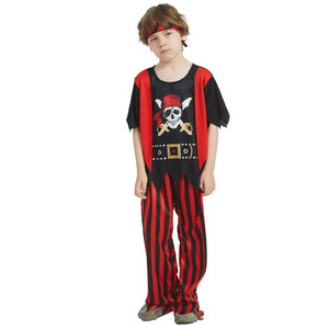 Costume di Halloween per Bambini, Abbigliamento Sintetico da <span class=keywords><strong>Pirata</strong></span> dei Caraibi, Capitano <span class=keywords><strong>Jack</strong></span>, per Ragazzi e Ragazze, Scuola e Asilo, con Teschio - Product Image 3