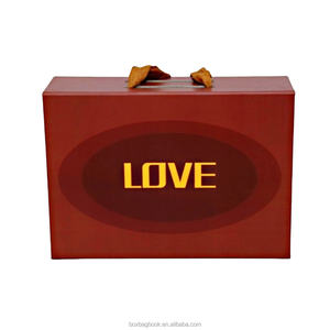 Grande boîte en papier pliante personnalisée pour le rangement des chaussures Boîte portable à <span class=keywords><strong>prix</strong></span> raisonnable Boîte cadeau pliante en papier kraft bleu haut bas - Product Image 2