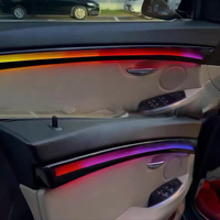 Pour BMW Série 5 Gran Turismo 5GT F07, mise à niveau de l'éclairage ambiant dynamique, 64 couleurs LED, accessoires d'éclairage ambiant intérieur de voiture