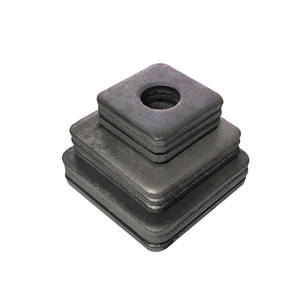 Arandela Cuadrada de Acero al Carbono M4, Diámetro Interior, Acabado Negro, Estilo Simple, para Aplicaciones con Tornillos M8 - Product Image 1