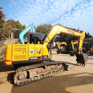Excavatrice Sany SY95C de haute qualité, originale et peu coûteuse, de taille moyenne (9 tonnes), idéale pour les travaux de terrassement. - Product Image 6