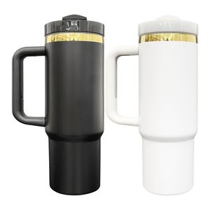 Christmas Gifts Vacuum Insulated Powder Coated Mirror Gold Plated Underneath H2.0 30oz Christmas Tumbler for Laser Engraving - Product Image 4