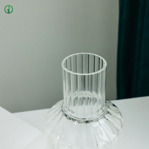 Thủy tinh BoroSilicate cao nước lạnh Jug 1200ml chịu nhiệt máy rửa chén an toàn với nắp bình cho nước trà Chậu & ấm - Product Image 4