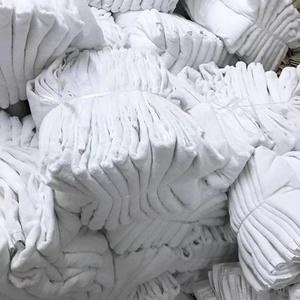 Toalla de baño de algodón blanco suave de Hotel de alta calidad, balas de 25kg, residuos textiles Premium <span class=keywords><strong>para</strong></span> hospitalidad de lujo - Product Image 4