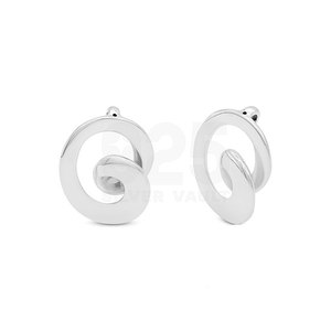 Precios Superiores, Colgantes de Plata 925 con Diseño Espiral Abierto, Estilo Escultural y Estético, para Collares - Product Image 1