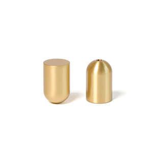 BECORA Modern Solid Brass Cabinet Hardware Brushed Brass <strong>Knobs</strong> <strong>for</strong> <strong>Dresser</strong> Drawer Wardrobe Door Cupboard Living Room Home Bar - Product Image 2