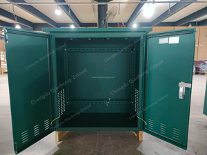 Gabinete de Telecomunicaciones Industrial para Exteriores, Impermeable, 22U, IP66, a Prueba de Polvo, Carcasa Metálica con Gestión de Cables - Product Image 3
