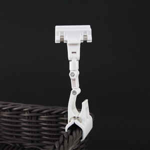 Clips d'affichage POP en plastique ABS transparent, articulations réglables, bras articulés flexibles, pinces robustes pour les supermarchés <span class=keywords><strong>de</strong></span> détail - Product Image 6
