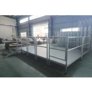 Escenario Móvil Modular de Aluminio para Fiestas al Aire Libre con Fácil Montaje y Desmontaje, Superficie Antideslizante - Product Image 1