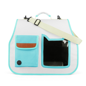Étui de transport souple pour chat et <span class=keywords><strong>chien</strong></span>, approuvé par les compagnies aériennes, avec fermeture à glissière, sac pliable pour chat - Product Image 2