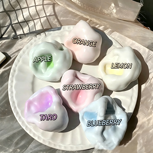 Juguete Sensorial Antiestrés de Silicona TPE Ultrasuave de 6 cm, Bola Mochi Hecha a Mano para Aliviar el Estrés en Piel Delgada, Juguete Educativo para Edades de 2 a 13 Años - Product Image 1