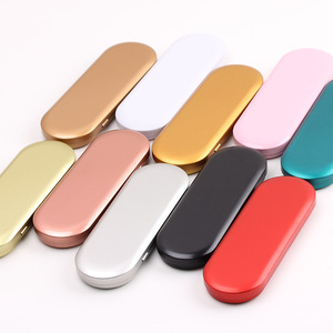 Nhỏ hình tròn tùy chỉnh in hình chữ nhật kim loại bản lề nắp bạc hà kẹo Hộp bao bì nhai kẹo cao su tin trường hợp với bản lề - Product Image 6