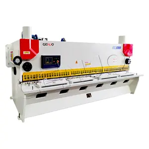 European Standard 6x3200mm Mini Hydraulic Guillotine Shearing Machine CNC With E21 Control System
