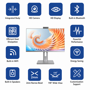 DY Series 23.8 27 Inch All-in-One PC Intel Core 16GB RAM 512GB SSD Desktop Computer FHD 1080P Business AIO PC with COM Port - Product Image 6