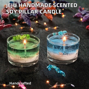 Vela Aromática Moderna Hecha a Mano en la Isla de Jeju, Cera de Soya Natural China, Aroma Oceánico para Cumpleaños y San Valentín - Product Image 2