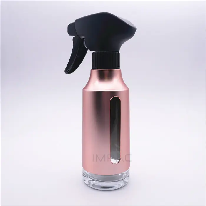 Botol Kaca Semprot Dispenser Minyak Zaitun Tubuh Mewah dengan Lapisan UV 180Ml