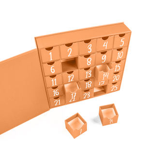 Caja <span class=keywords><strong>Imantada</strong></span> De papel Biodegradables con logotipo personalizado, embalaje con calendario De adviento - Product Image 5