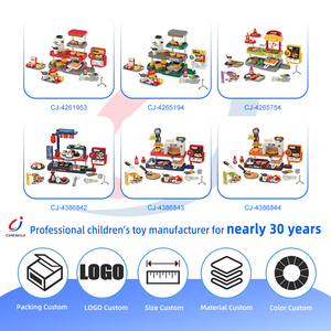 Juego de Pizza de Plástico Chengji, Juguete de Comida Simulada, Juego de Cocina con Iluminación, Accesorios de Juego para Niños - Product Image 4